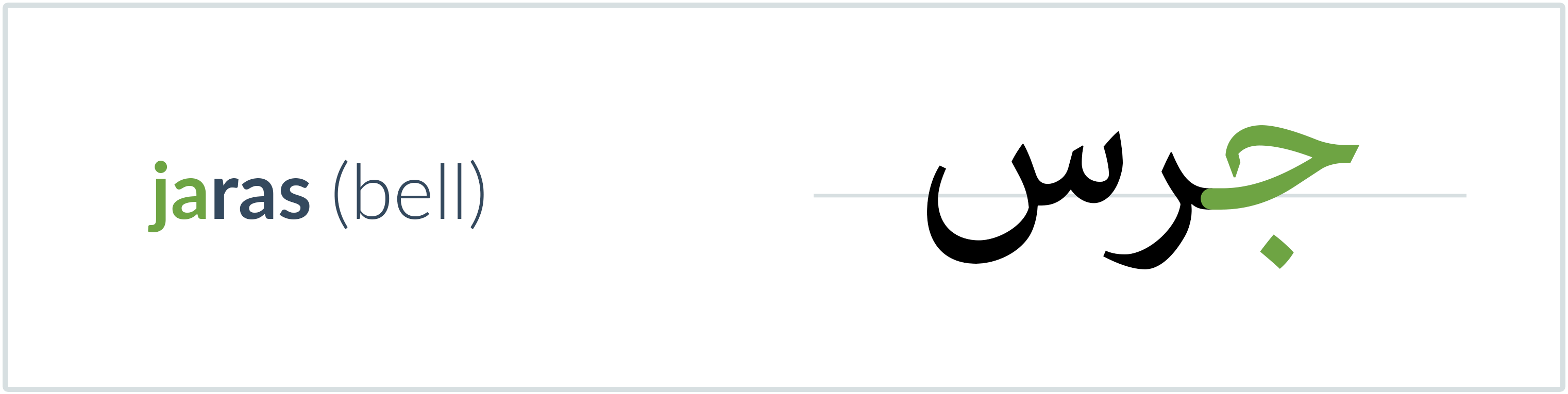 bell in Arabic — جرس